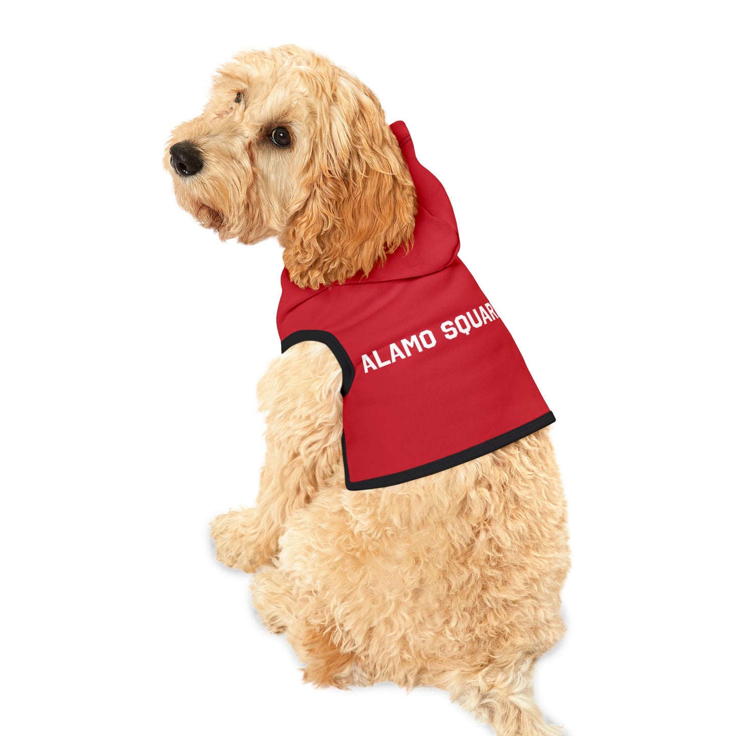 ALAMO SQUARE - PET HOODIE RED